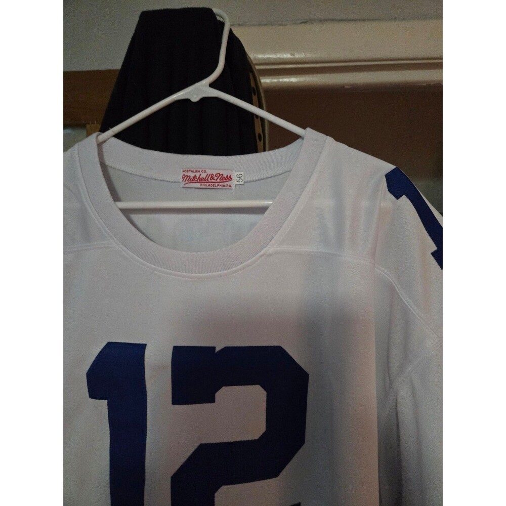 NEW MITCHELL & NESS JERSEY 56*1971 THROWBACK NFL DALLAS COWBOYS STAUBACH #12*Tag - Picture 2 of 6